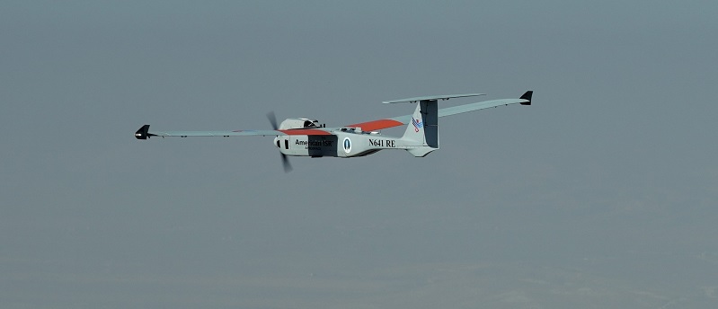 Drone in flight